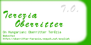 terezia oberritter business card